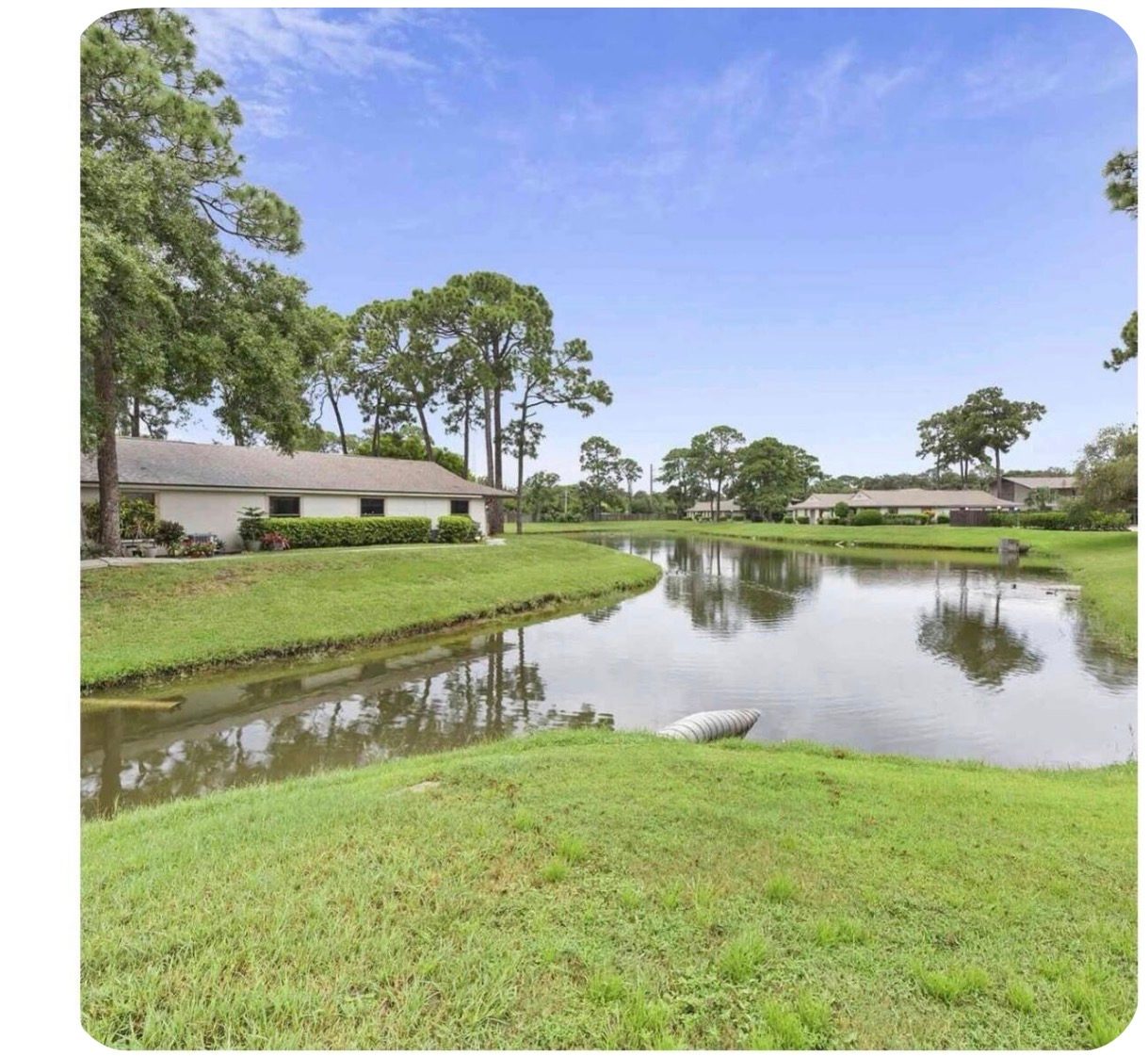 View: Pond view - FL "Cozy Coastal Retreat  in ft pierce"